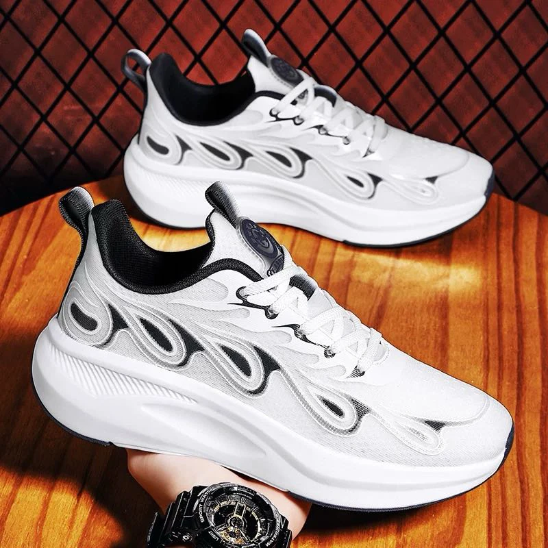 新款夏季网面男鞋休闲运动