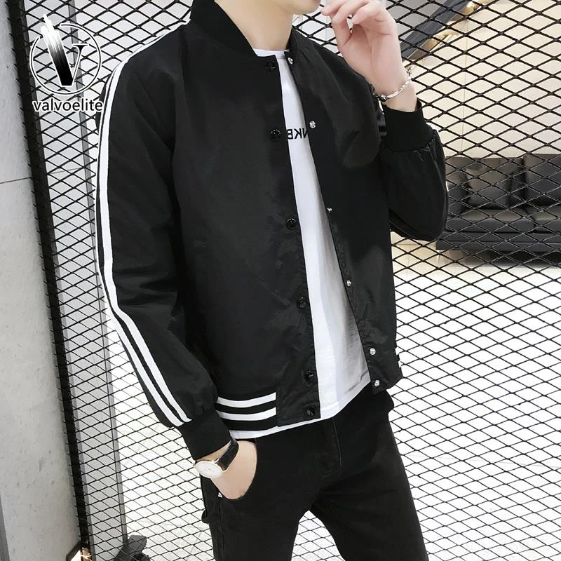 VALVOELITE男士新款春秋季棒球衣服外套韩版社会精神小伙薄款夹克