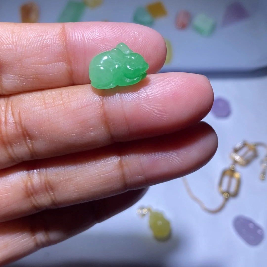 颈饰未镶嵌翡翠本*