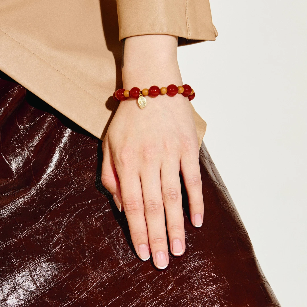 tender society 铜合金手链 Tender Luck福蕴系列“如意”红色手链