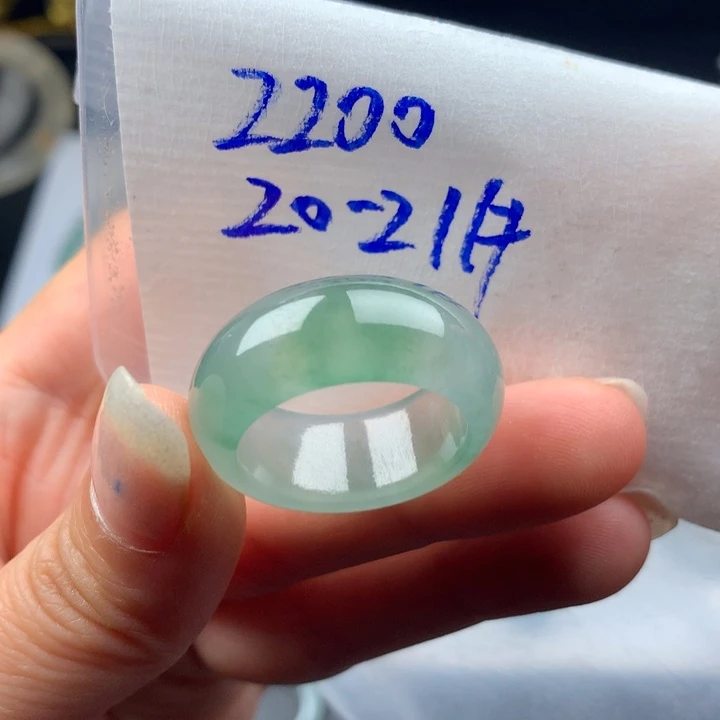 广***姐定制翡翠未镶嵌戒圈