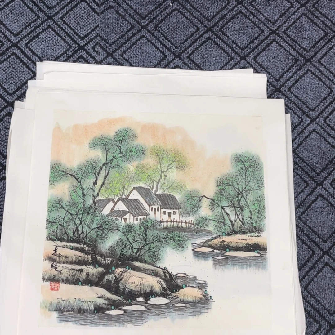 用***8国画宋志纯老师三尺斗方山水21琪