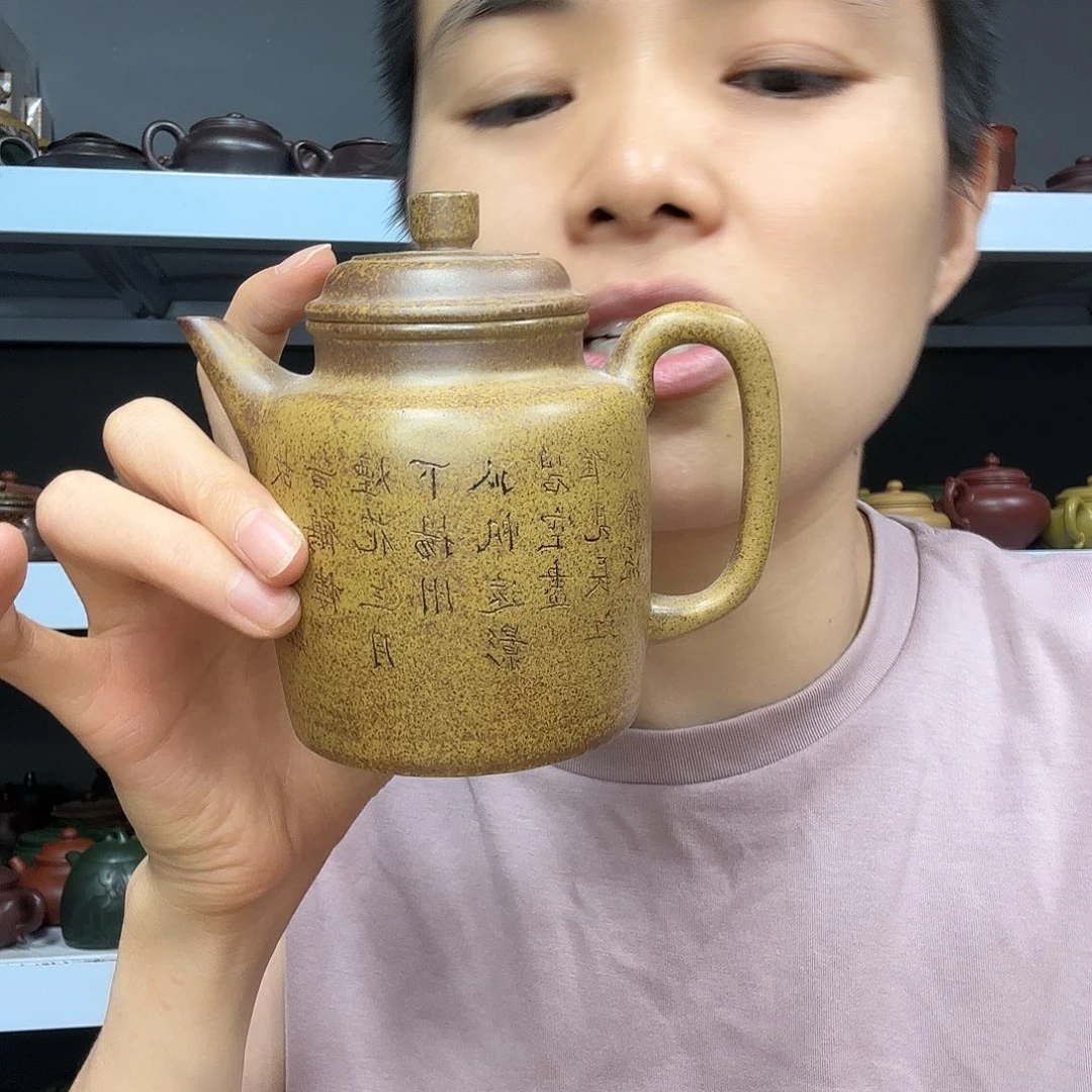 茶壶紫砂民间手艺人全手工制作