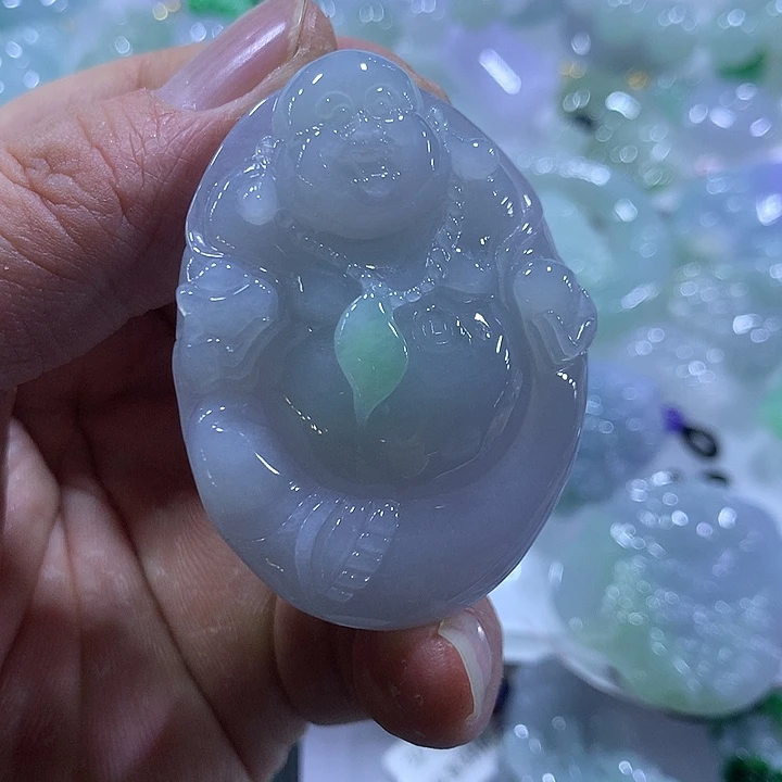 翡翠未镶嵌颈饰天然翡翠A货吊坠