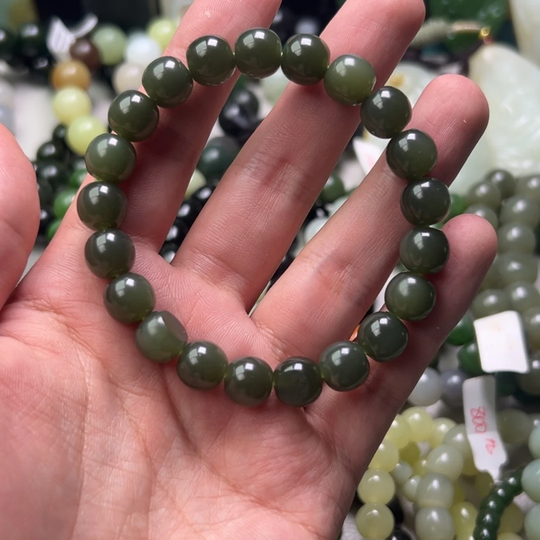 和田玉未镶嵌手链