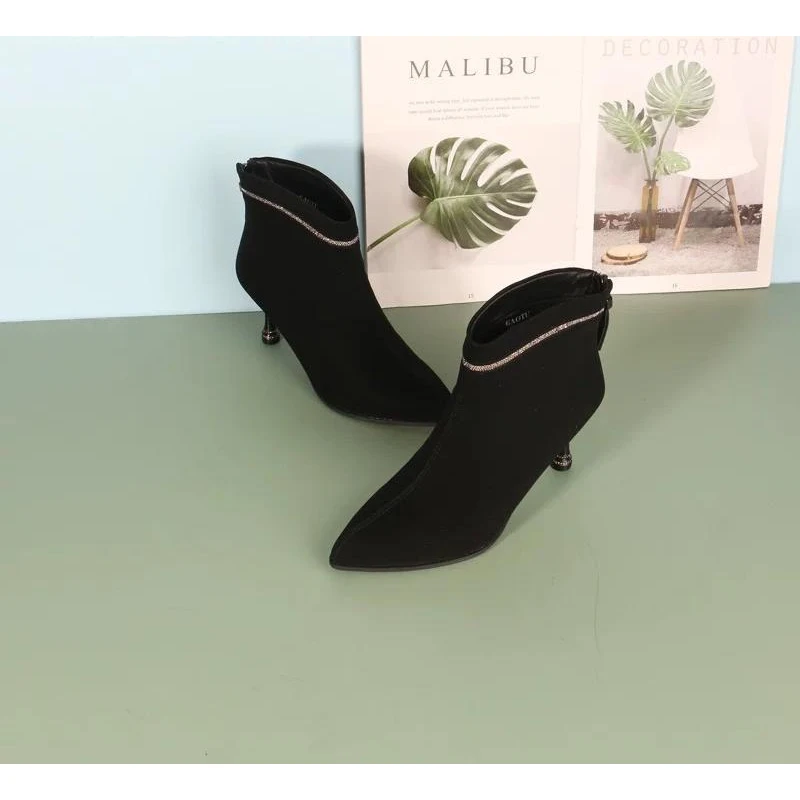 女士英伦风经典气质高跟马丁6371-81873