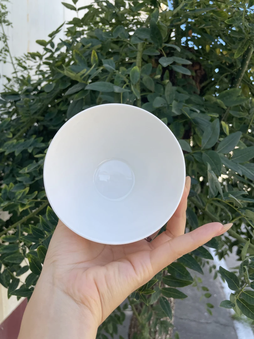 （福利专属）5.5英寸日式米饭碗 高温骨质瓷家用家用创意简约纯白