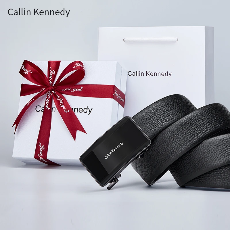Callin Kennedy皮带男士真皮自动扣2025新款内扣式高档正品裤腰带