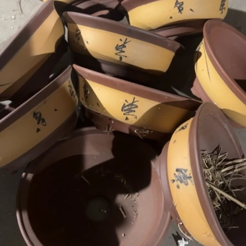 紫砂花盆100-9。100-9