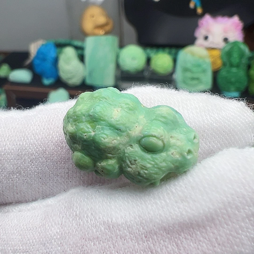 绿松石未镶嵌绿松石主播璐璐