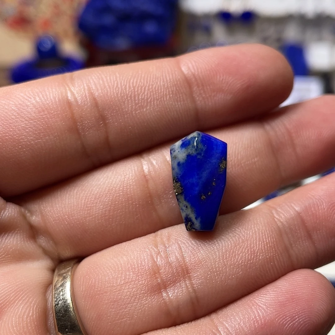 未镶嵌青金石鲨鱼三通10mm