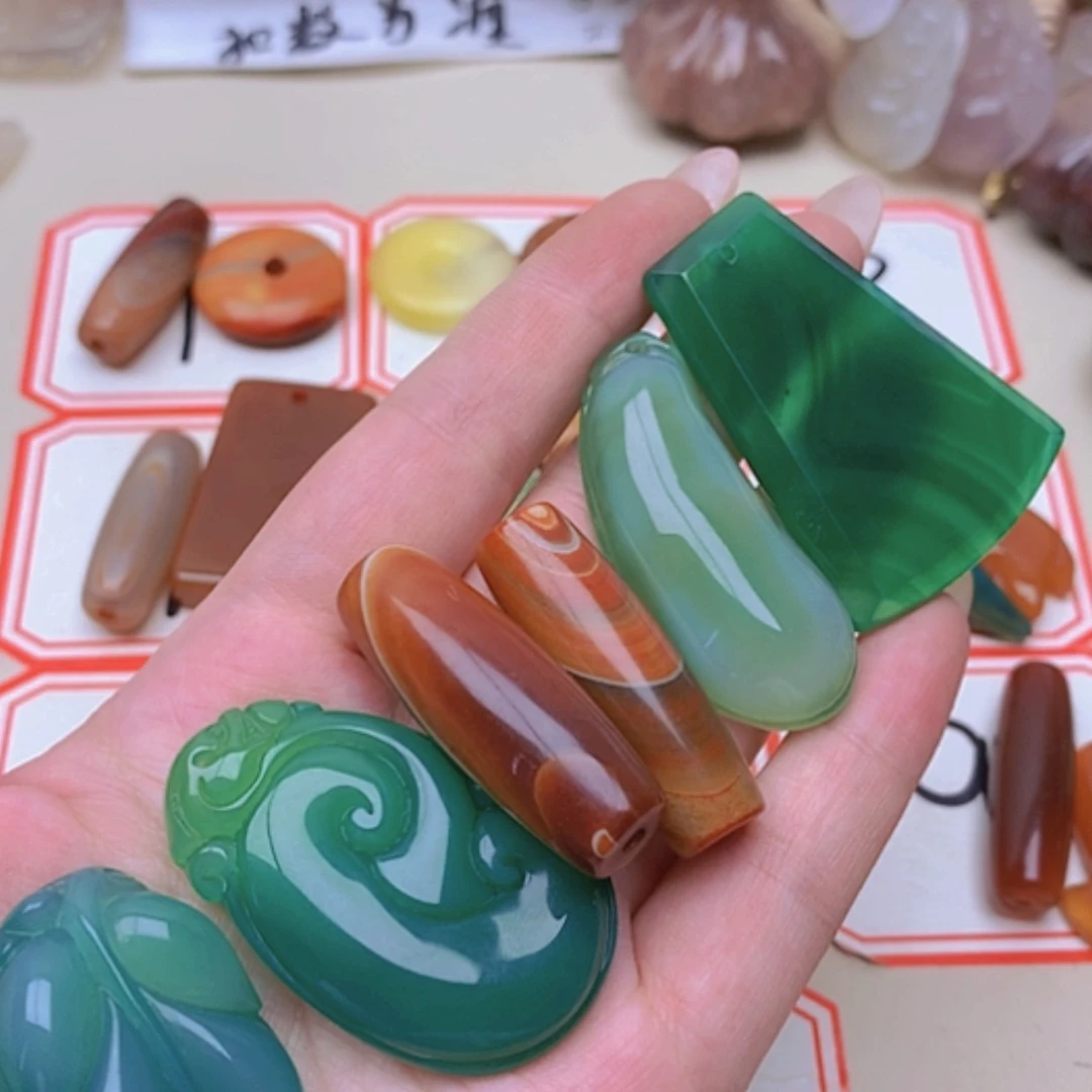 【闪购商品】玛瑙/玉髓未镶嵌珠宝半成品王*华