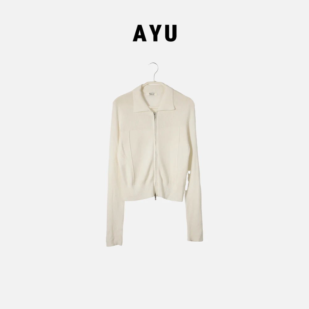 蜜地苏拉&新款羊毛衫polo领线纹毛衣#6235