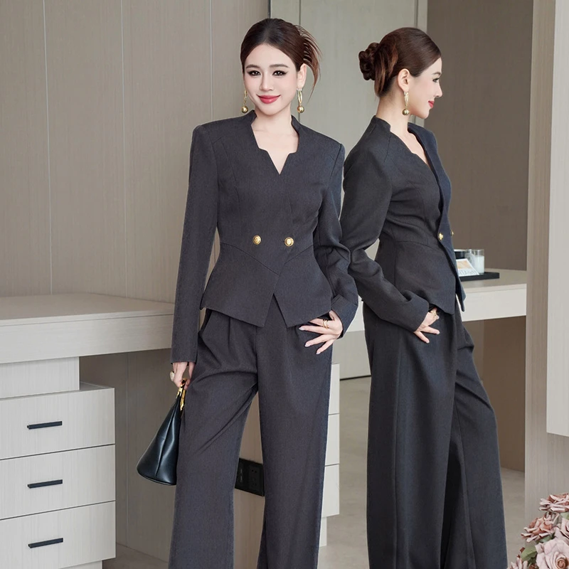 NaiAn/奈安 女神范休闲韩版西装上衣设计感女装收腰时尚洋气35363