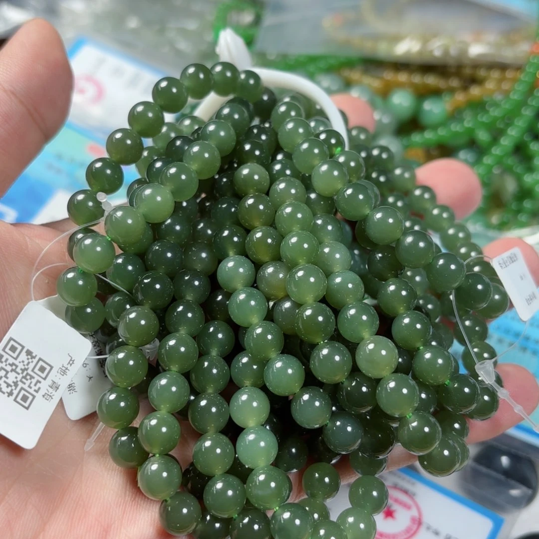 和田玉手链拍一发一多样性未镶嵌