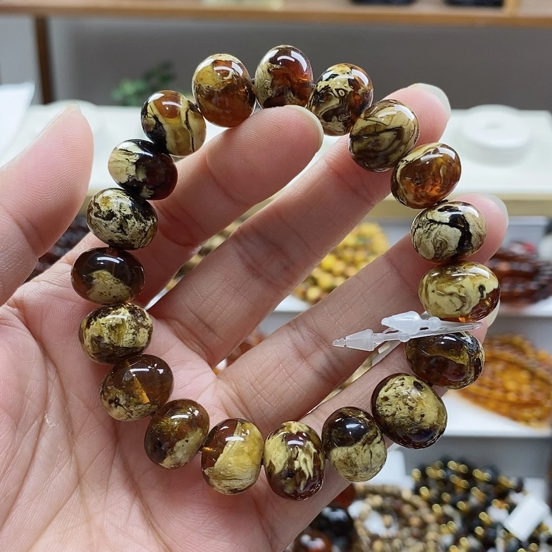 幸***开未镶嵌琥珀裸石琥珀13