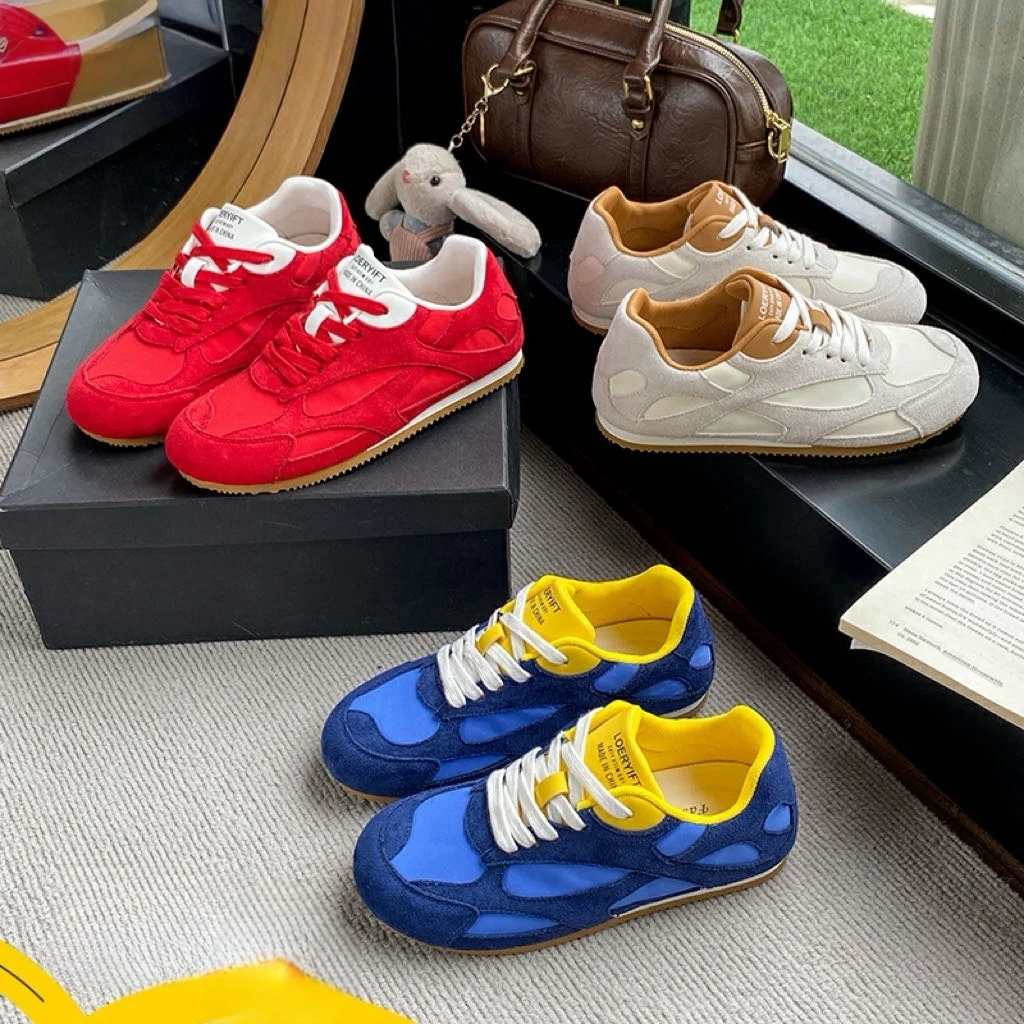 新疆跃哥轻奢女鞋  2025夏季新品软底网面百搭轻便德训鞋25623