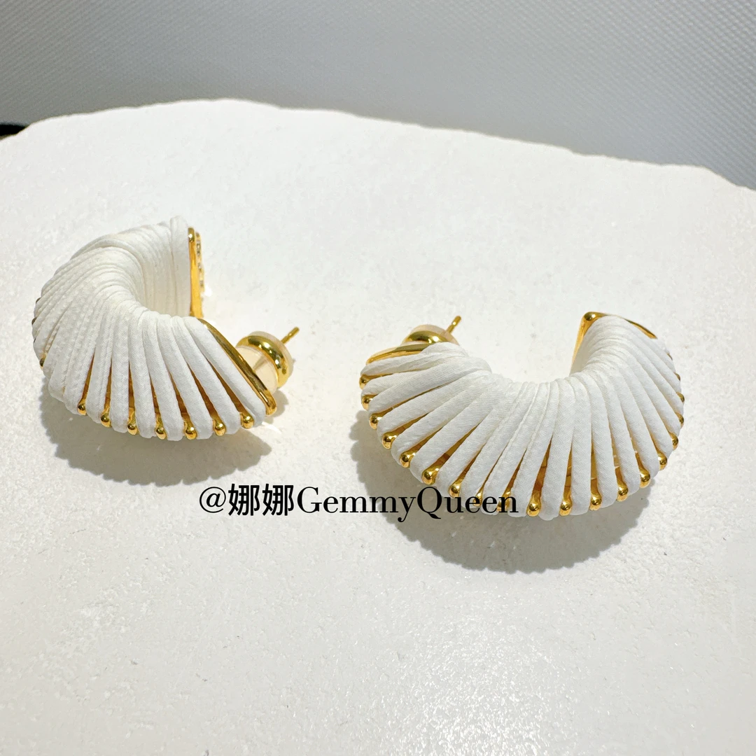 铜合金皮质耳饰 娜娜GemmyQueen耳环GQ06004