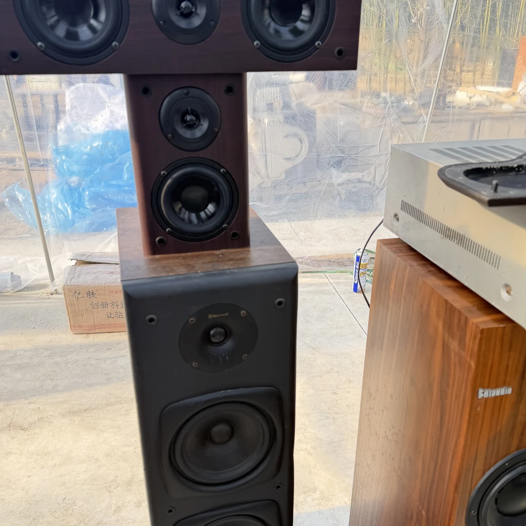 8新  二手音响狮龙落地加三诺中置环绕特价拍不退换运费到付