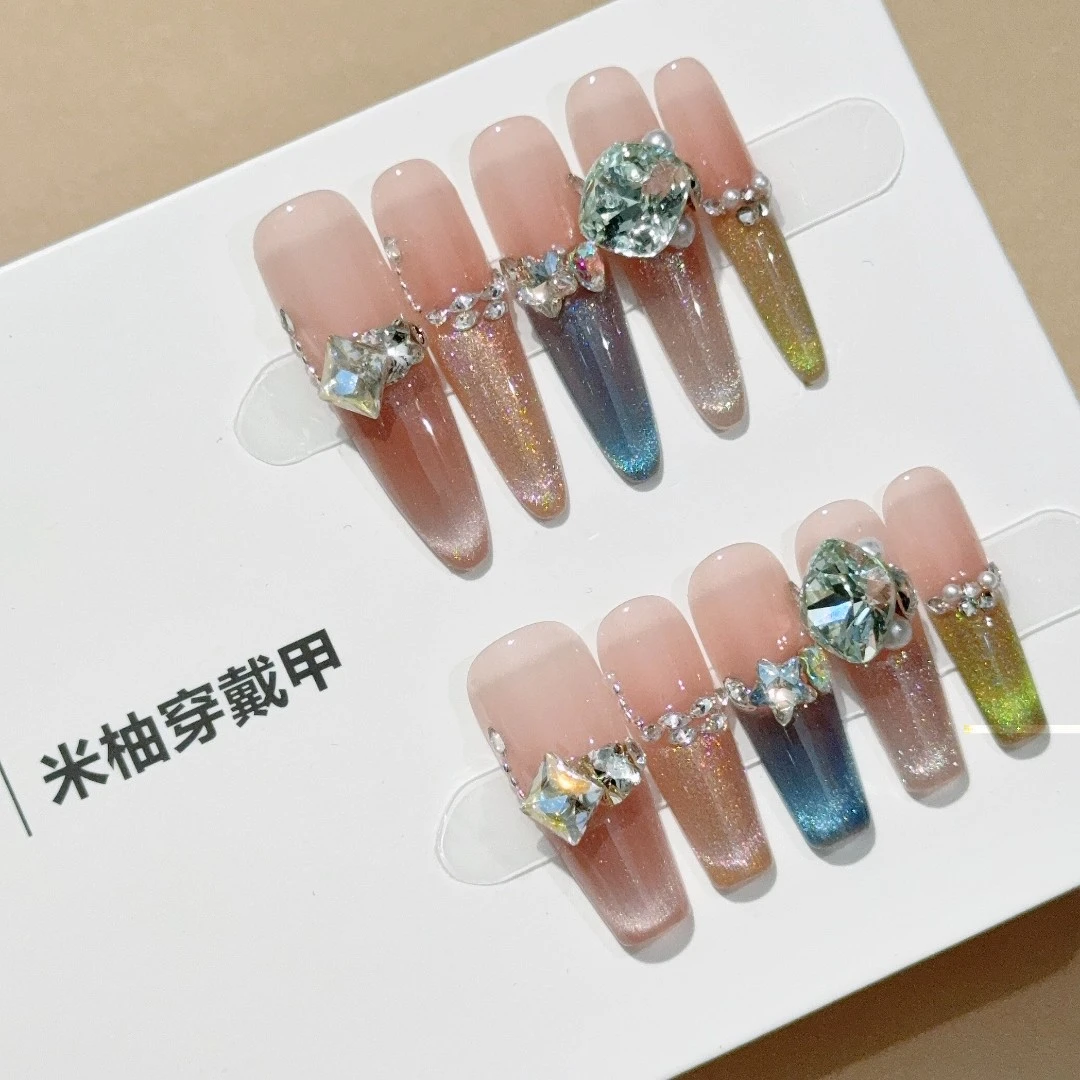 【绮夜流光】Meetyo米柚纯手工穿戴甲-748