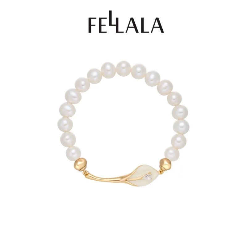 Fellala/翡拉拉「马蹄莲」系列手链轻奢高级感时尚