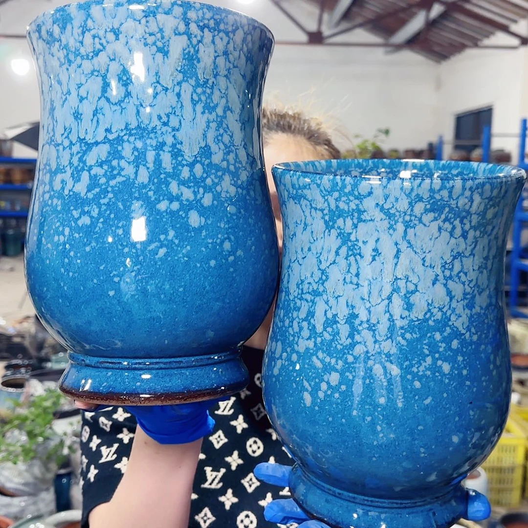 花盆紫砂高25口17