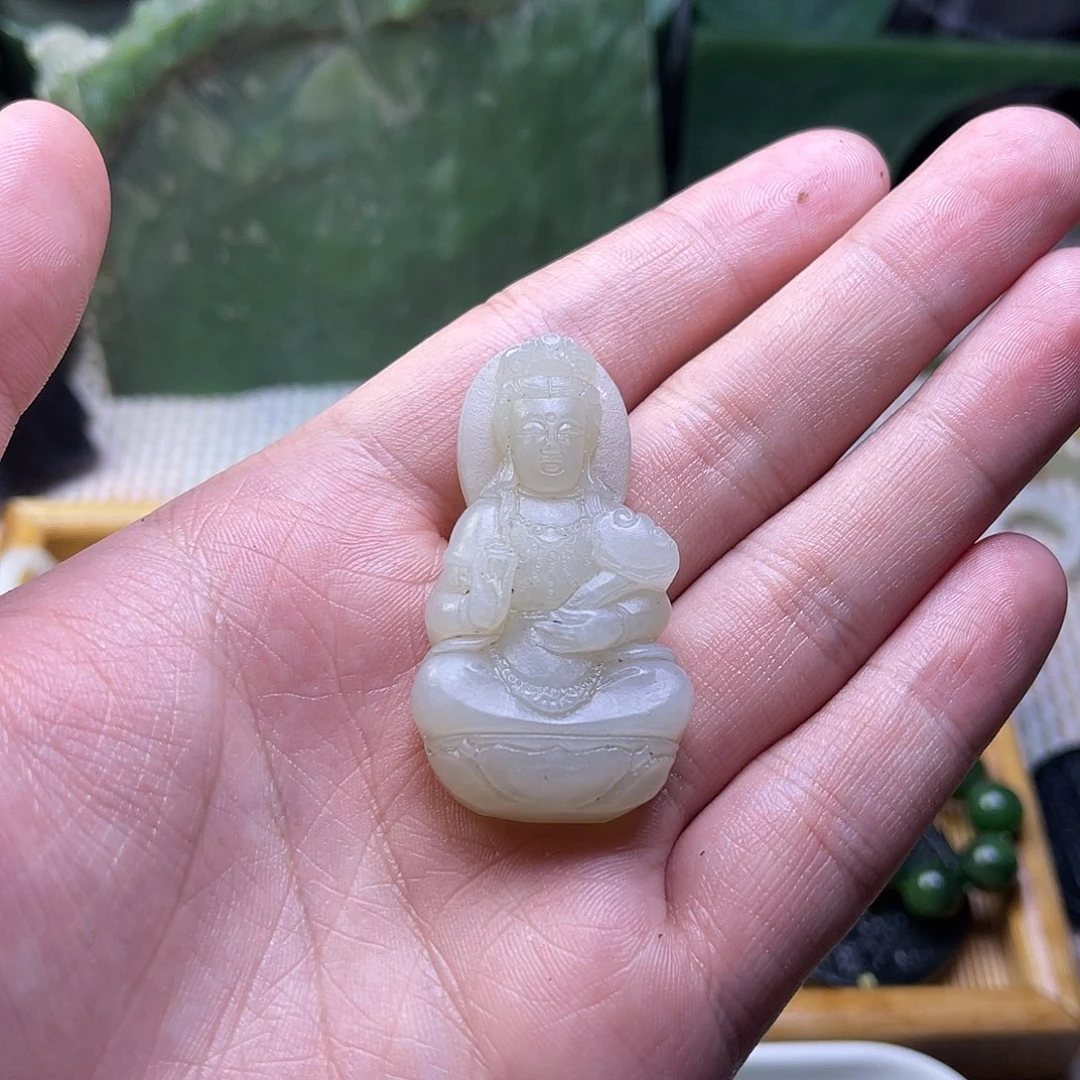 未镶嵌和田玉珠宝半成品丹****）