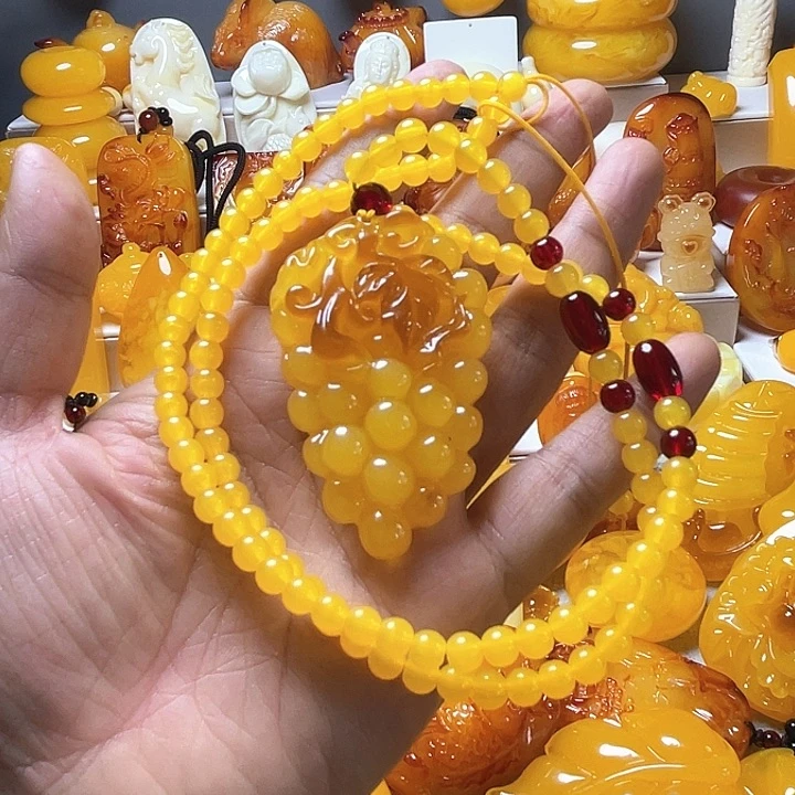 葡萄满满毛衣链 服饰配饰