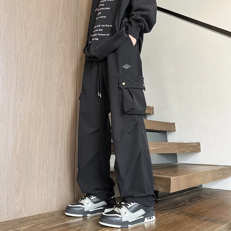 BF119春秋潮牌美式复古户外情侣百搭休闲工装长裤