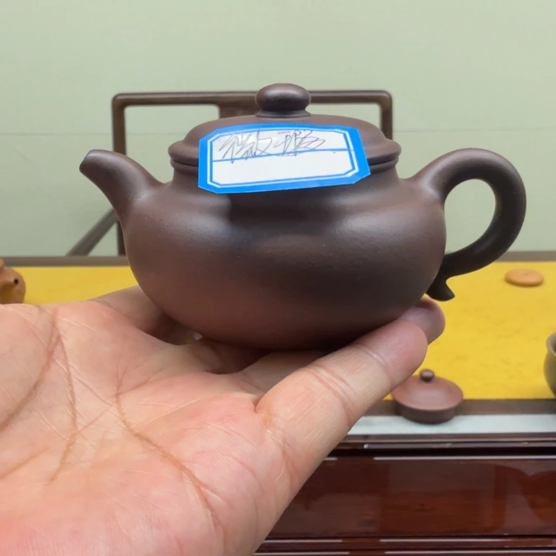 茶壶紫砂老矿长铁砂小仿古