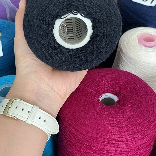 26/2支高货山羊绒捡漏7两黑色