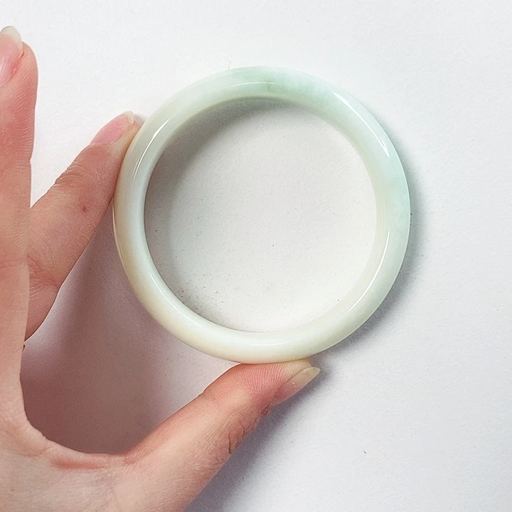 蓝田玉（蛇纹石化大理石玉）手镯未镶嵌