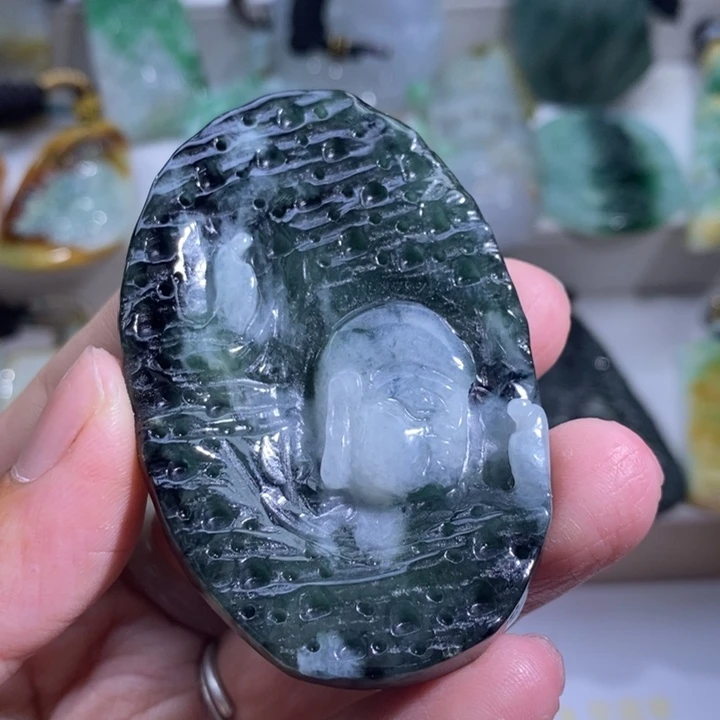 【闪购商品】颈饰未镶嵌翡翠佛