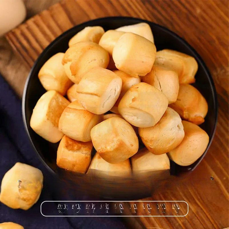 原味小馒头健康烤馒正宗吕梁山西烤馍好吃零食品食品厂家直售