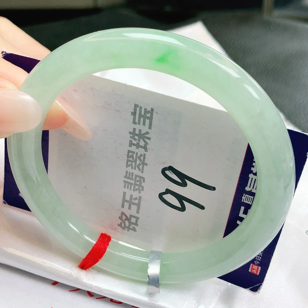 翡翠未镶嵌手镯缅甸天然a货翡翠手镯