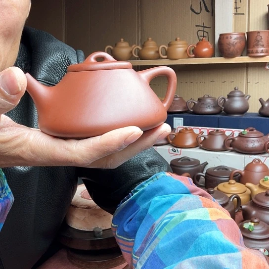 茶壶紫砂不****人宜兴紫砂原矿红清水