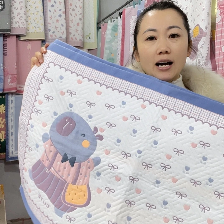 棉特价蓝色快乐熊纯棉