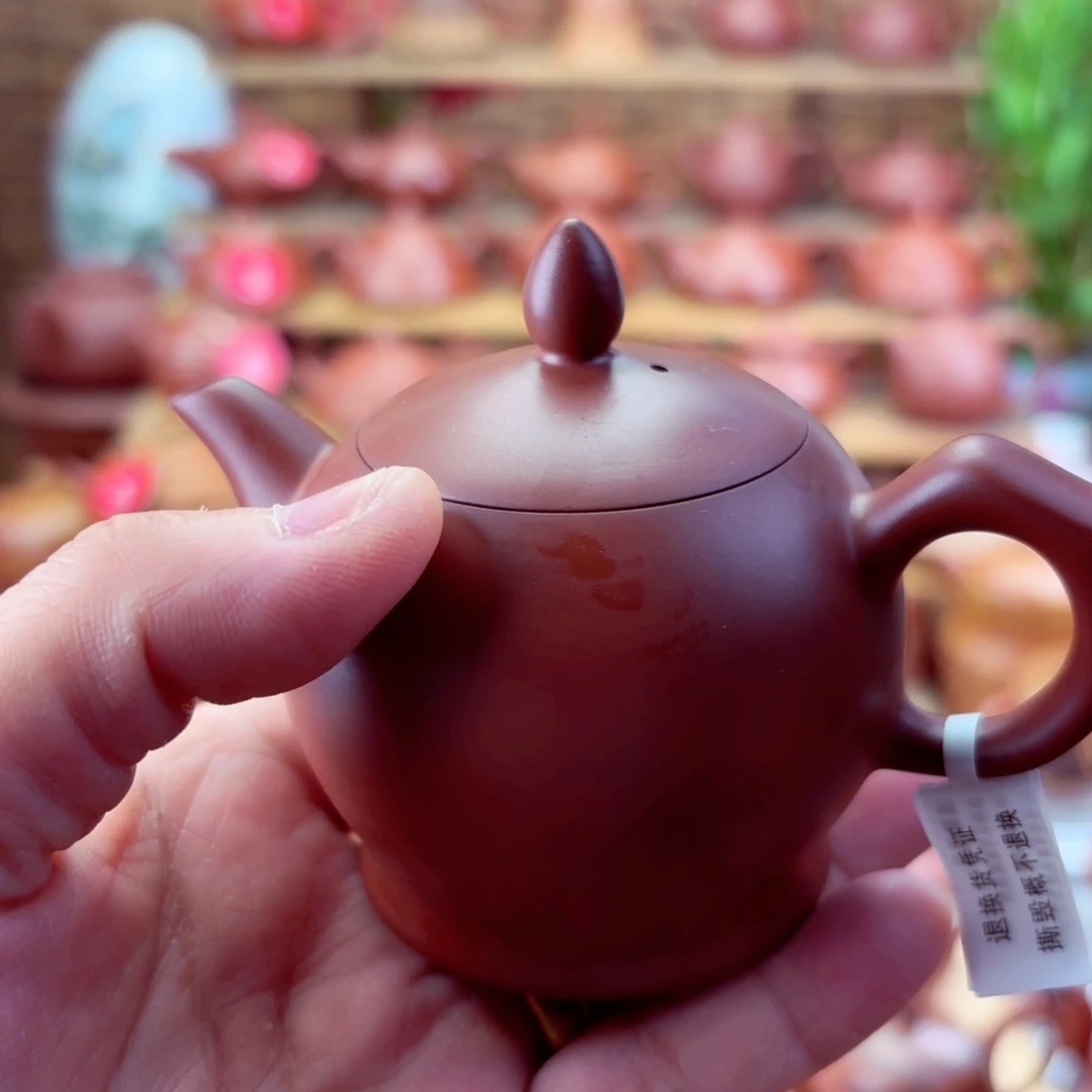 紫砂茶壶美人肩105 cc手拉