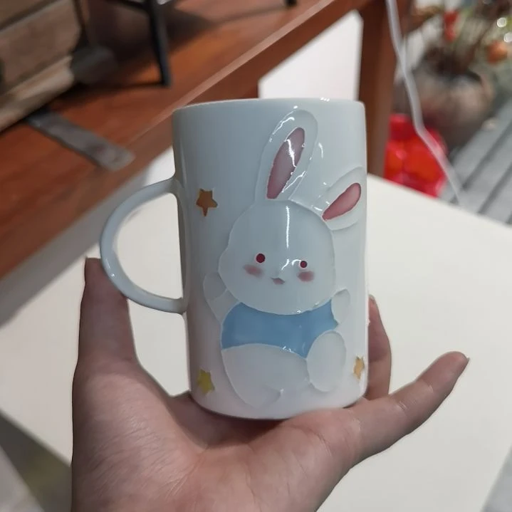 陶瓷手绘杯瑕疵不退不换