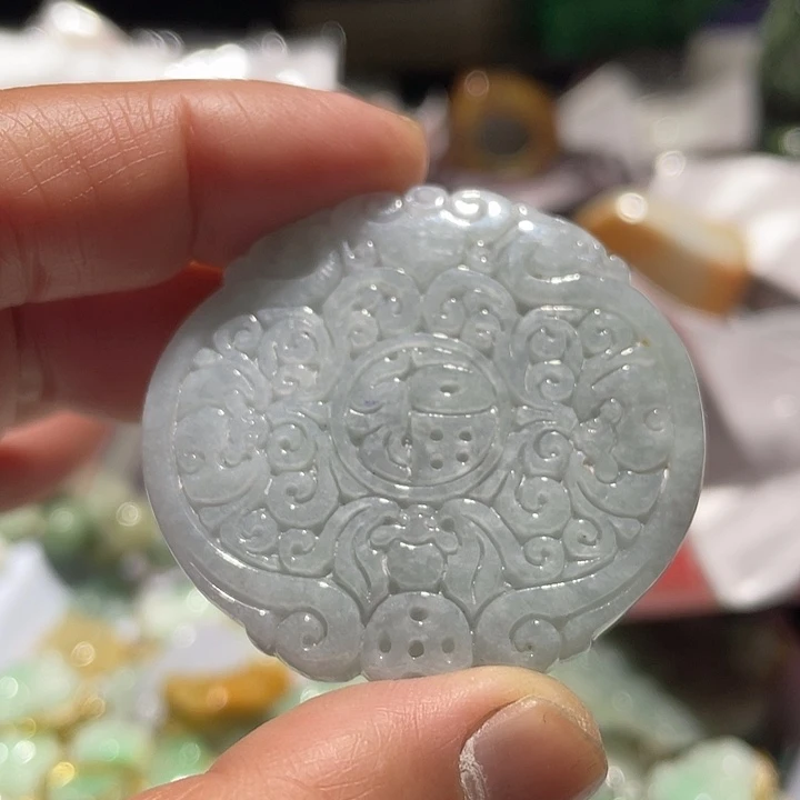翡翠未镶嵌吊坠(不含链)福牌