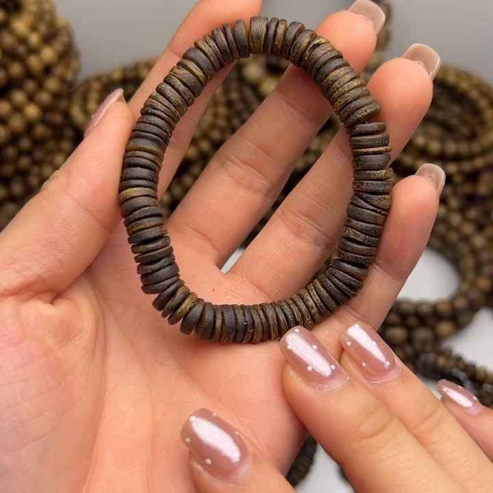 沉香沉香碎屑种植奇楠沉水浮片片珠卡08，8克