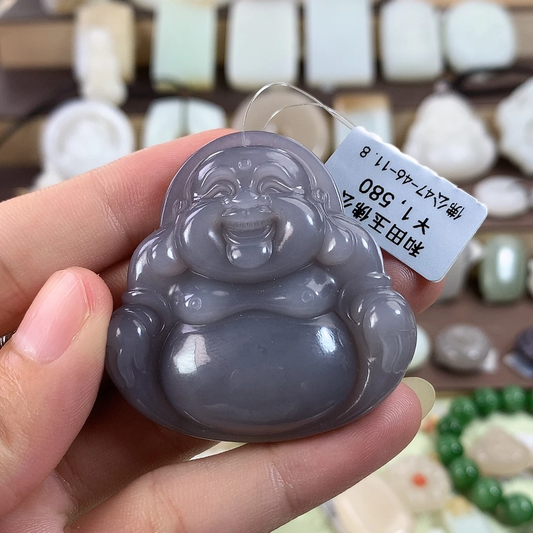 双***墅和田玉未镶嵌颈饰