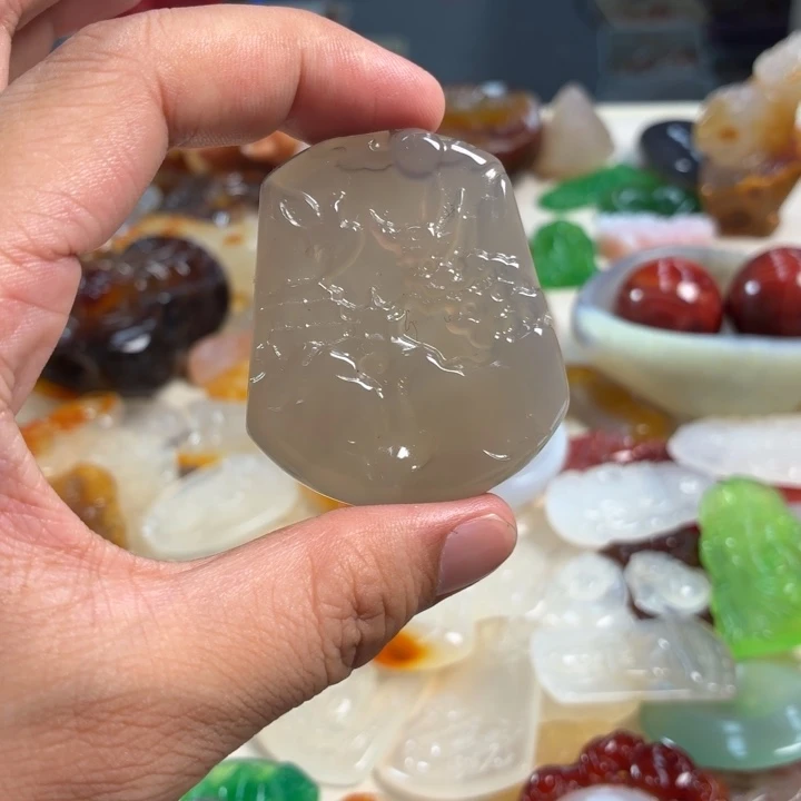 未镶嵌吊坠(不含链)玛瑙/玉髓
