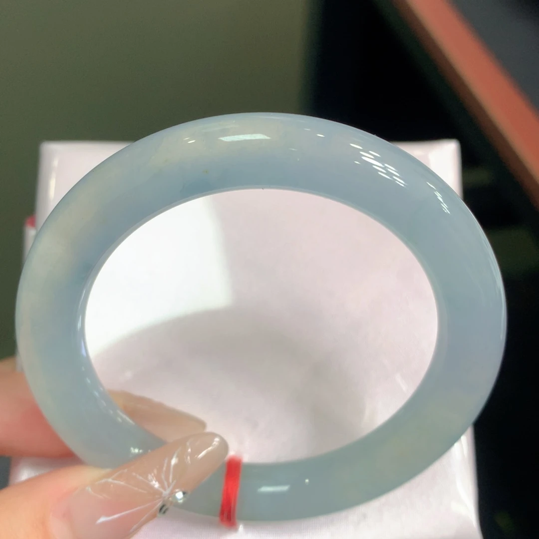 翡翠未镶嵌手镯53圆