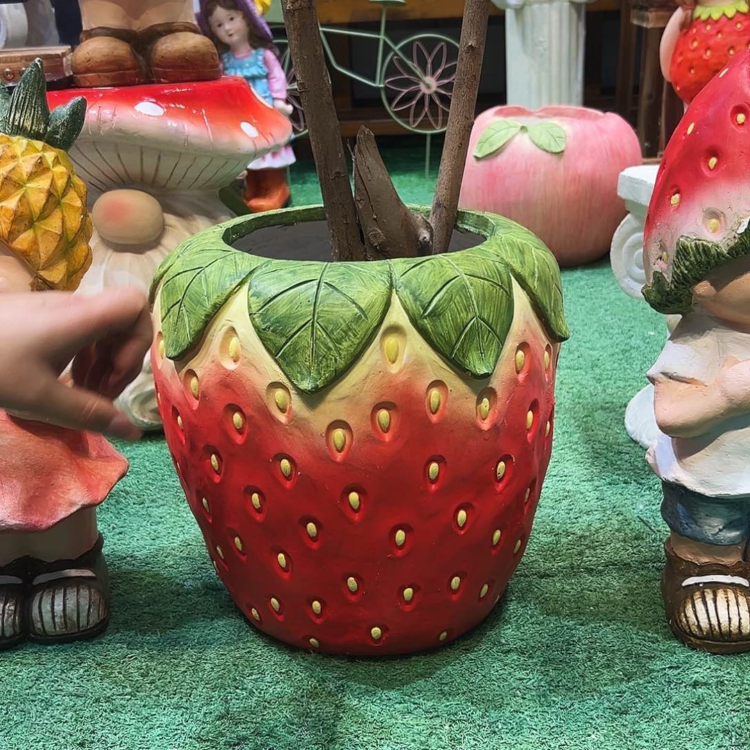花园摆件红红火火