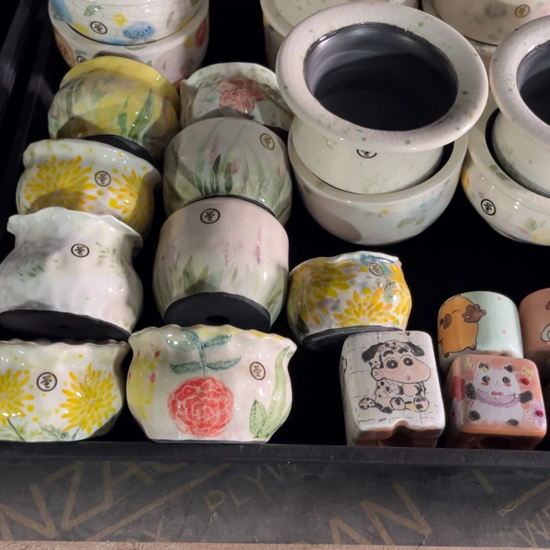 乐烧花盆随机组合2个
