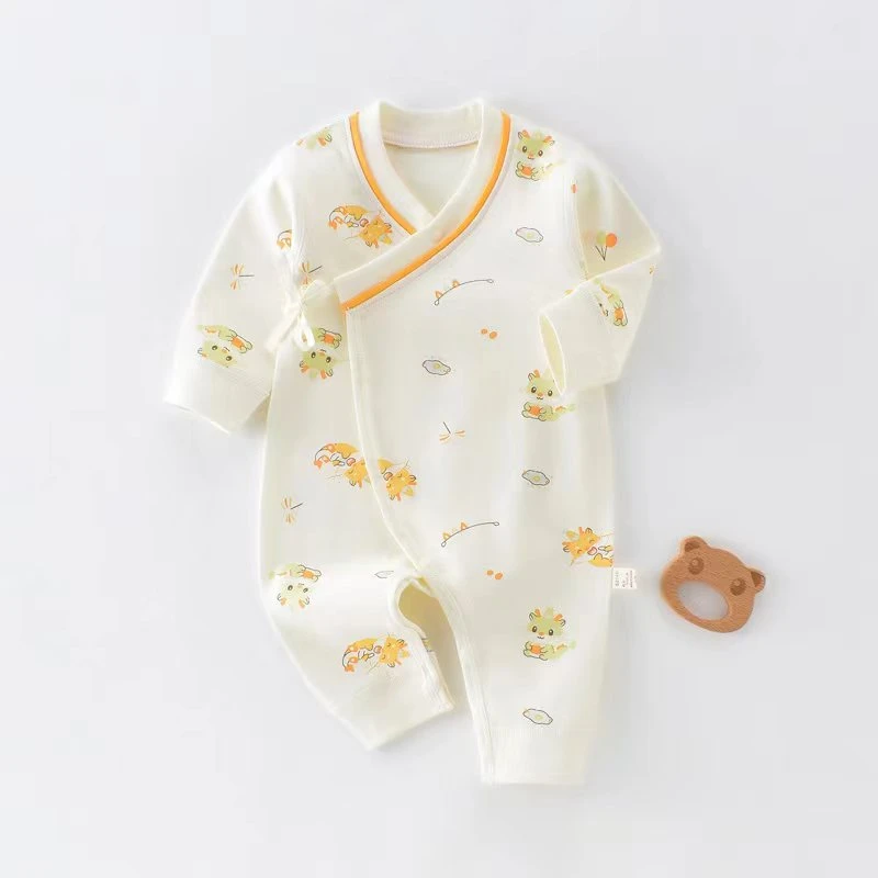 新生儿纯棉四季单层和尚服无骨