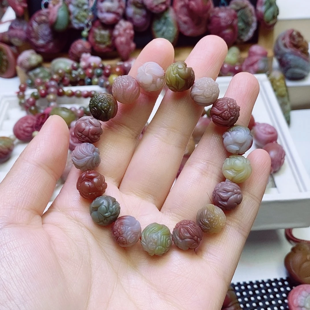 玛瑙/玉髓盐源玛瑙手链未镶嵌