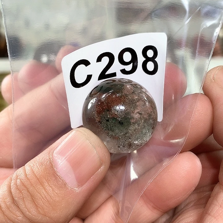 水晶天然水晶球C298未镶嵌般*