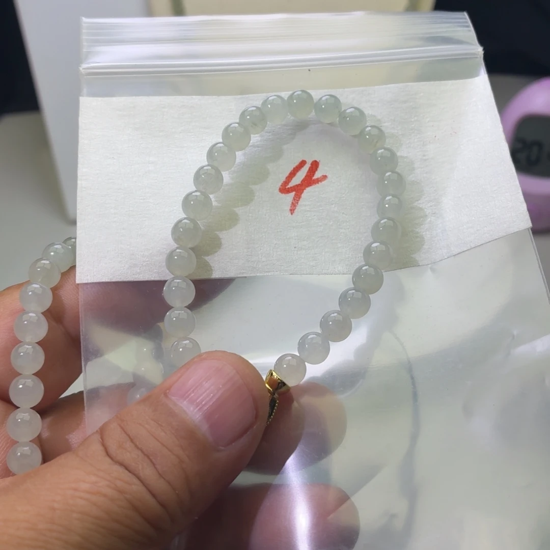 定制翡翠未镶嵌翡翠珠链